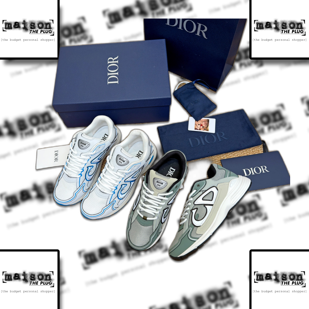CD Runner Sneaker White Blue