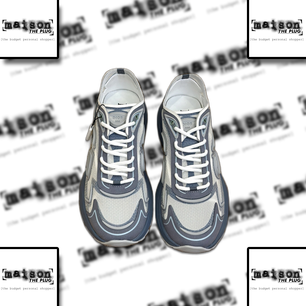 CD Monogram Chunky Sole Sneaker Grey Blue