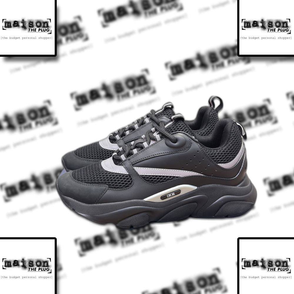 B23 Low-Top Sneaker Black Mesh