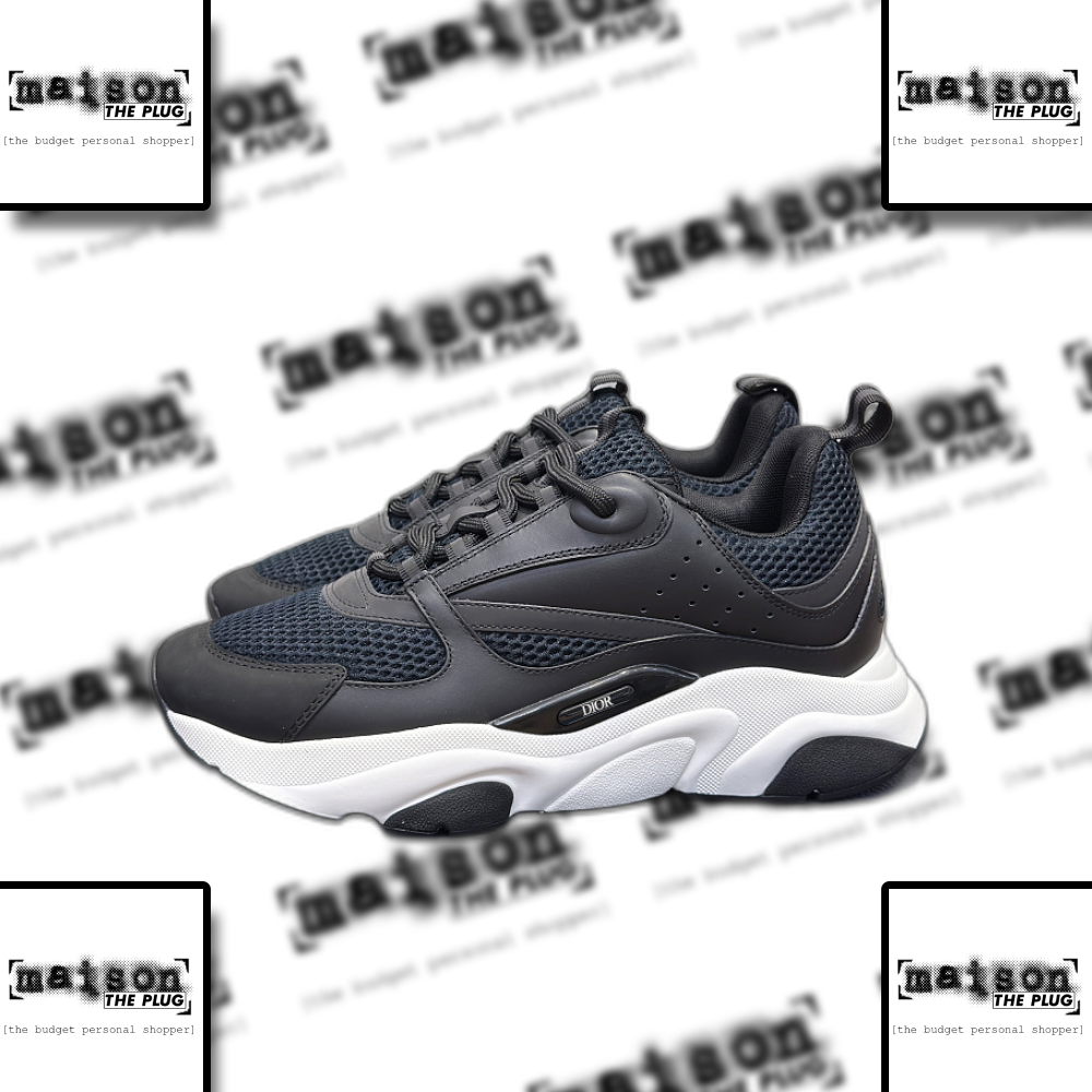 B22 Low Top Sneaker Black Mesh