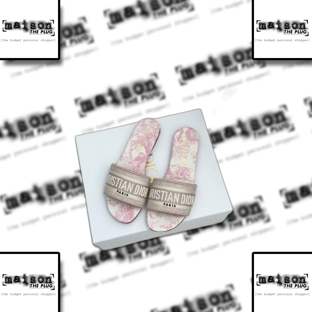 Toile Iconographe Slide Sandals Pink
