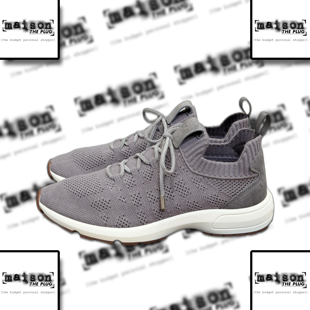 Knitted Low-Top Sneakers Grey