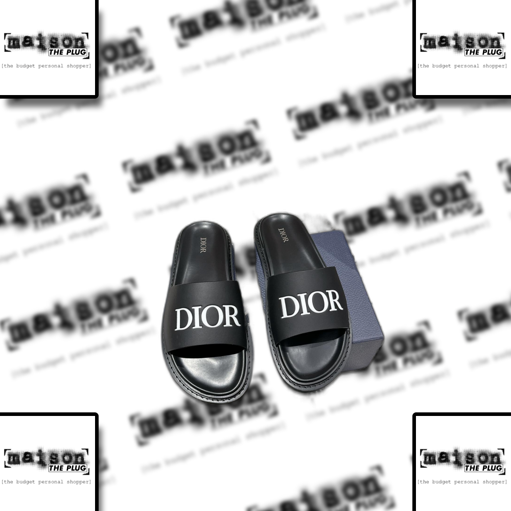 Black Slides with White Logo