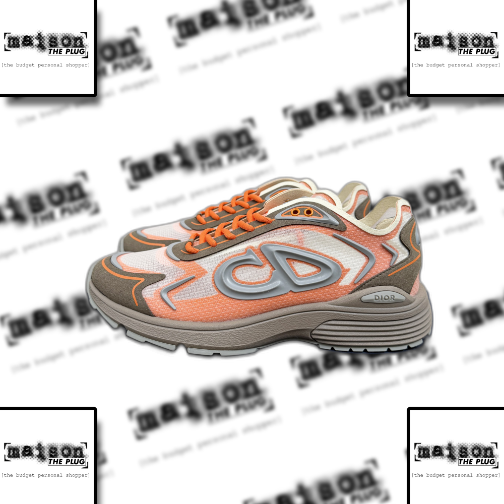 B23 Low Top Sneaker Orange CD Logo