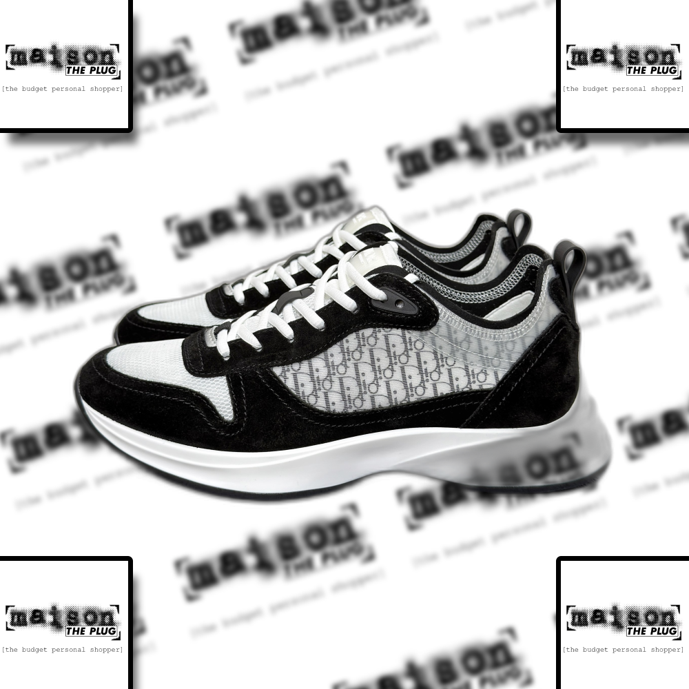 B23 Low-Top Sneaker Dior Oblique Canvas Black