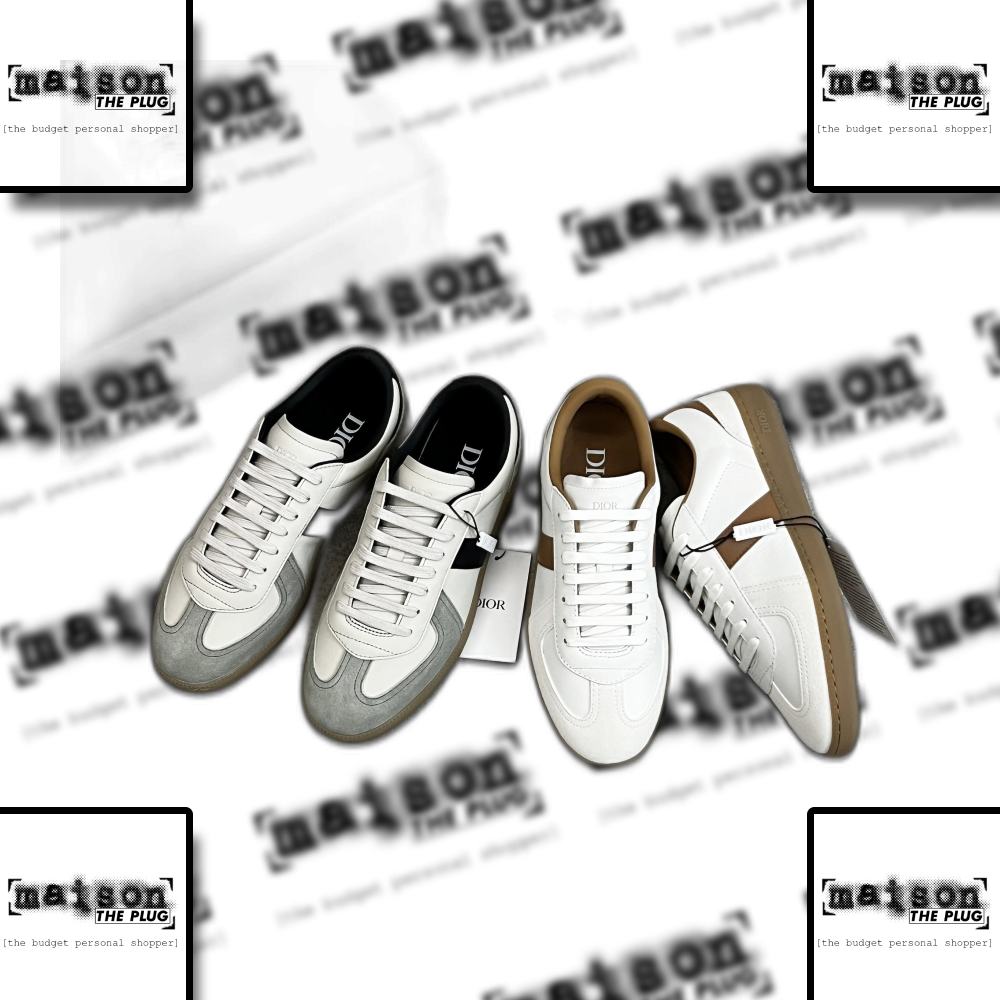 Low-Top Sneakers White Grey Suede