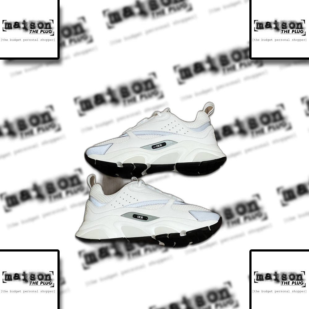 Mesh Panel Sneaker Grey White