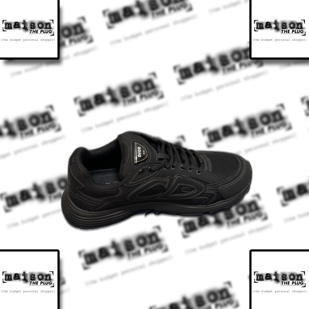 CD Logo Black Chunky Sneakers