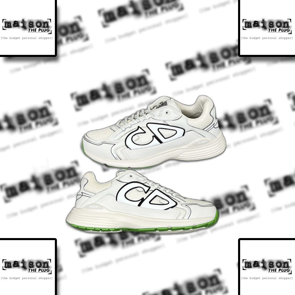 CD Logo Chunky Sneaker White Green