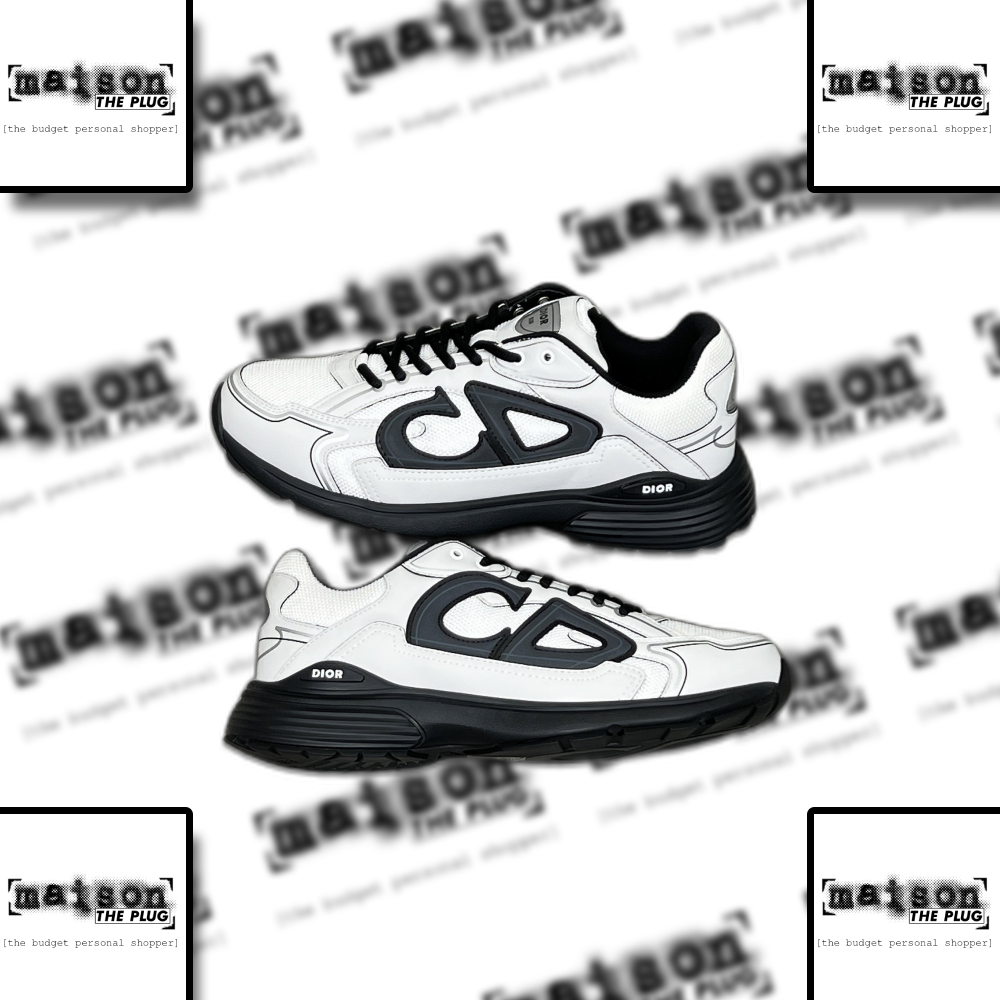 CD Logo Chunky Sole Sneakers White Black