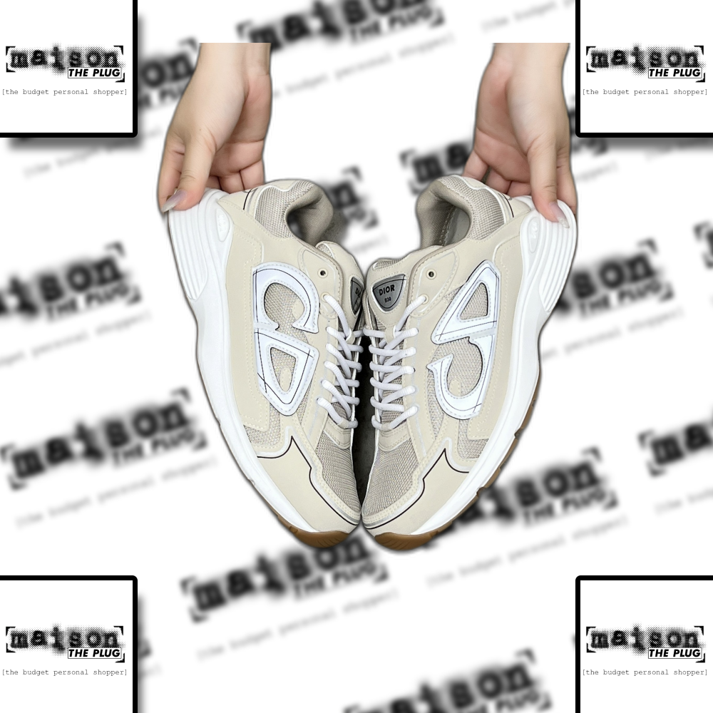 CD Logo Chunky Sole Sneakers Beige
