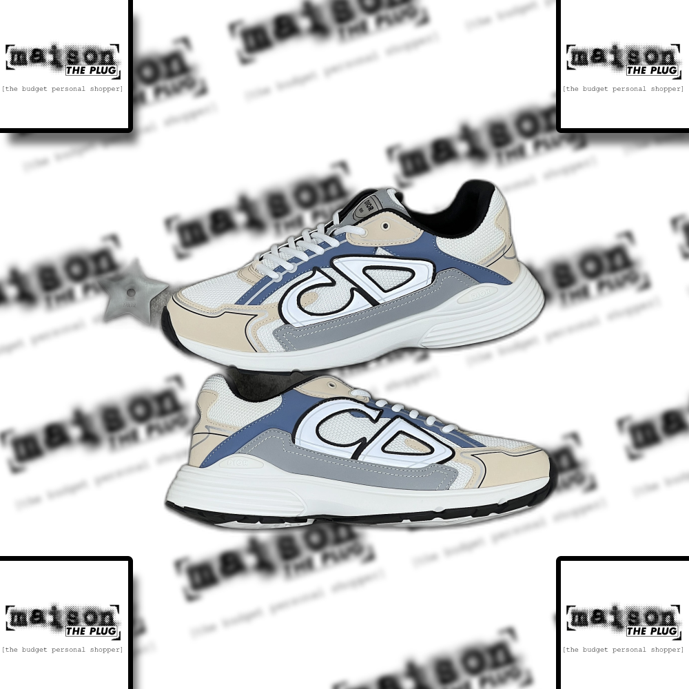 B22 Sneaker White Blue Beige