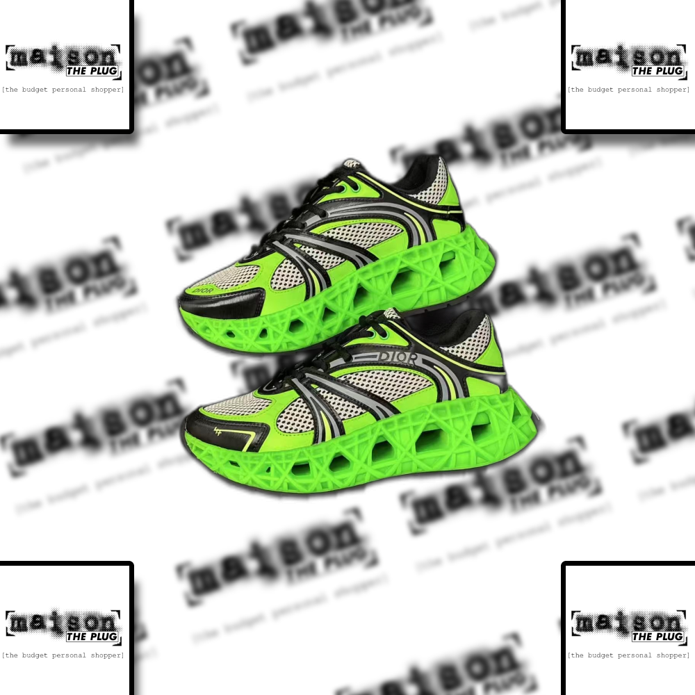 B3506 Runner Sneakers Lime Green