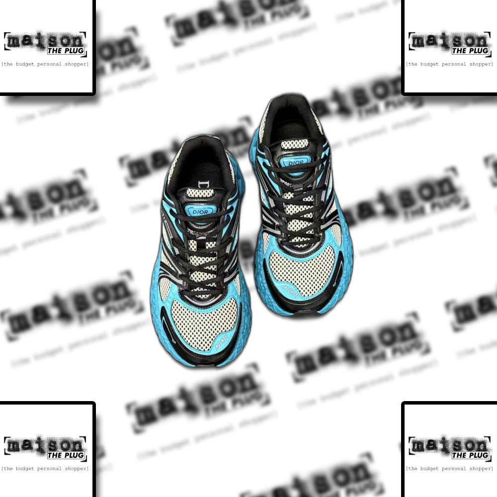 B-3505 B-Stripe D-Runner Sneaker Blauw