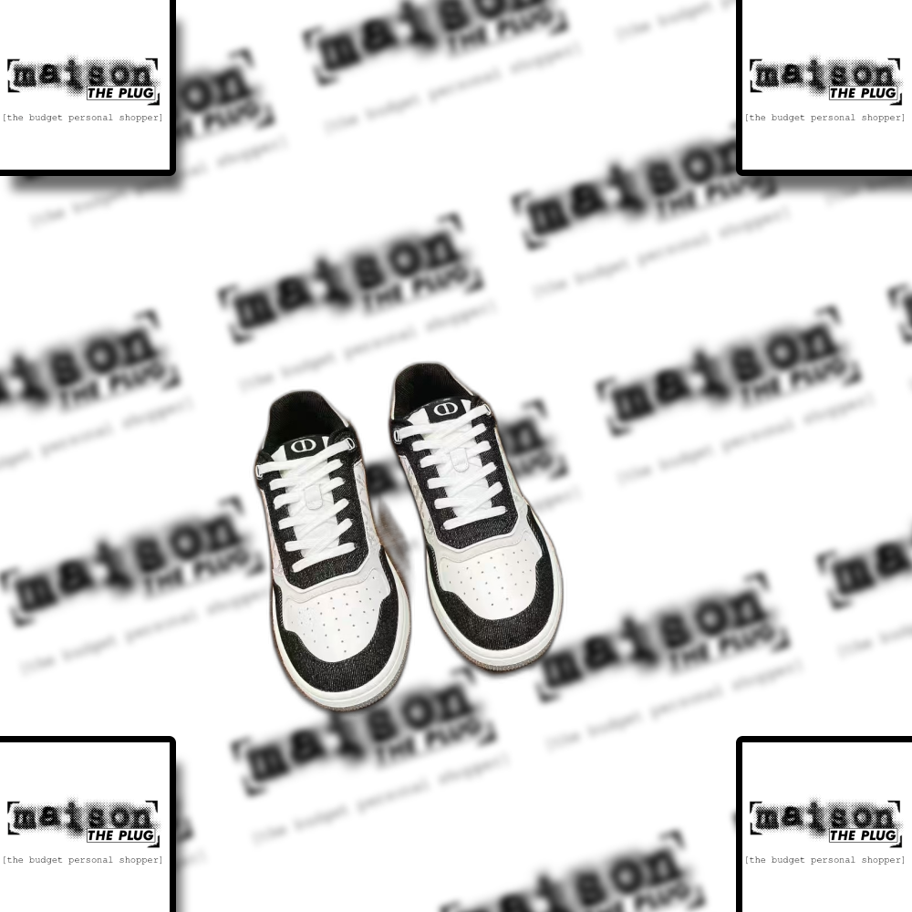B23 Low-Top Sneaker Black Denim