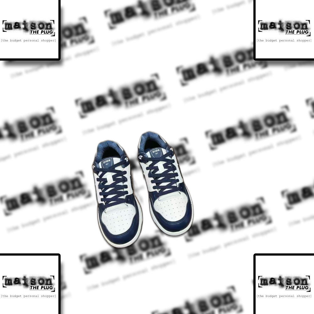 Dior B27 Low-Top Sneakers Navy White