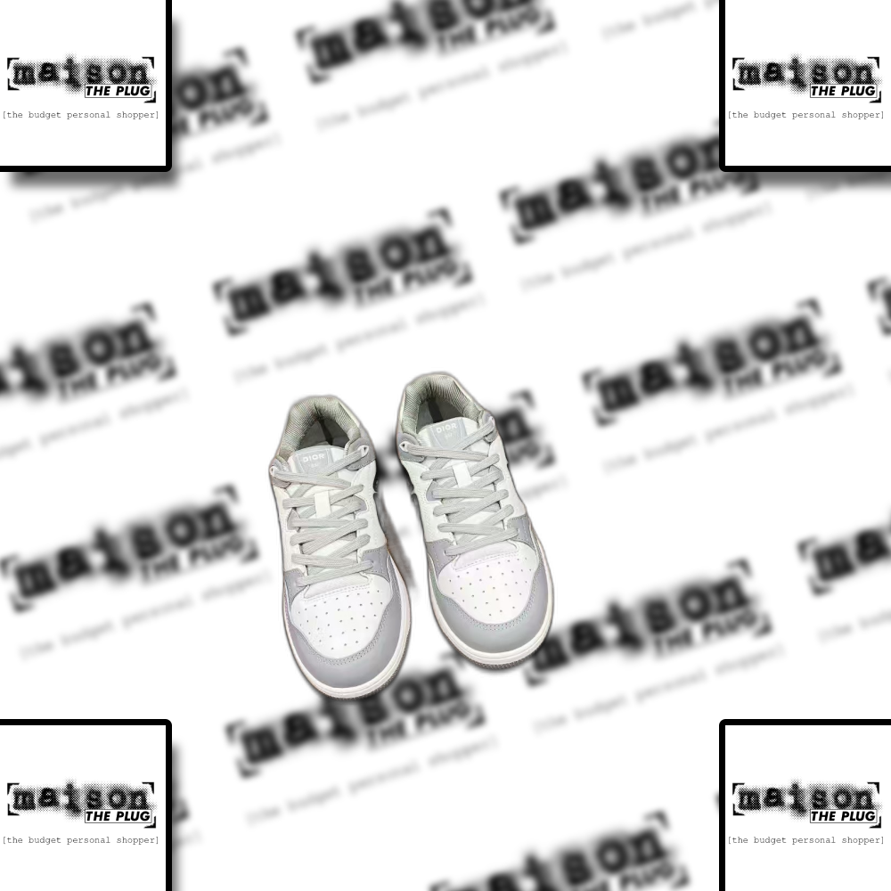 Dior B27 Low Sneakers Grey White