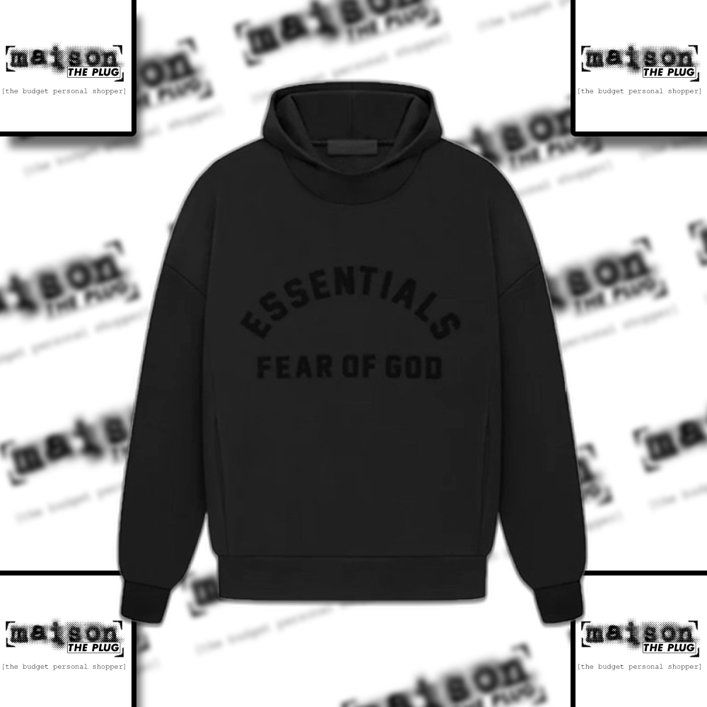 ESS Hoodie Jet Black